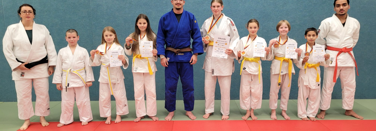 7 Judoka - 7 Medaillen