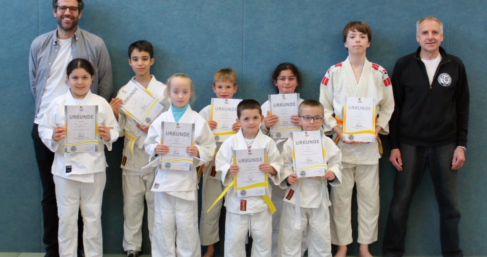 Erfolgreiche Judo-Graduierung