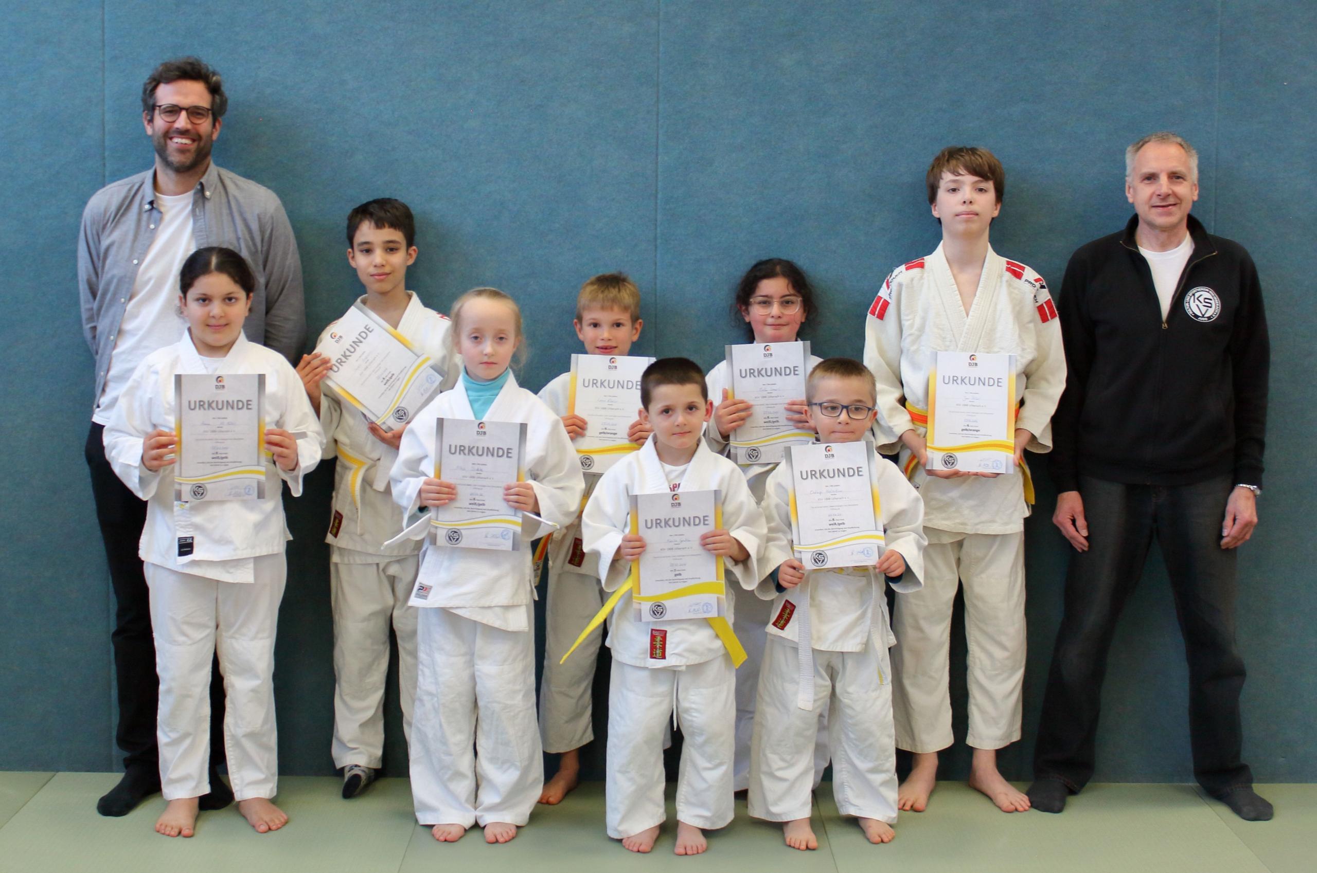 Erfolgreiche Judo-Graduierung