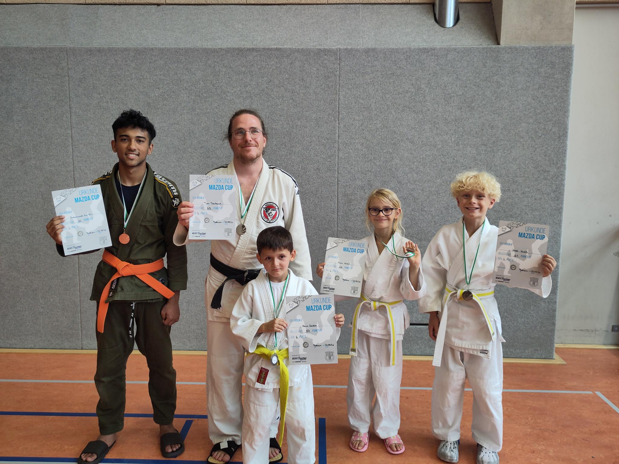 KSV Judoka erkämpfen Medaillen beim Mazda Cup